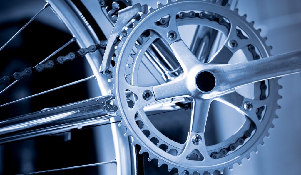 closeup photo of Sprockets  bicycle gear